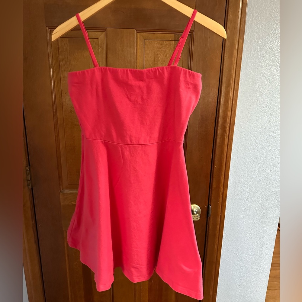 Express Dress- Dark Pink Cotton- M